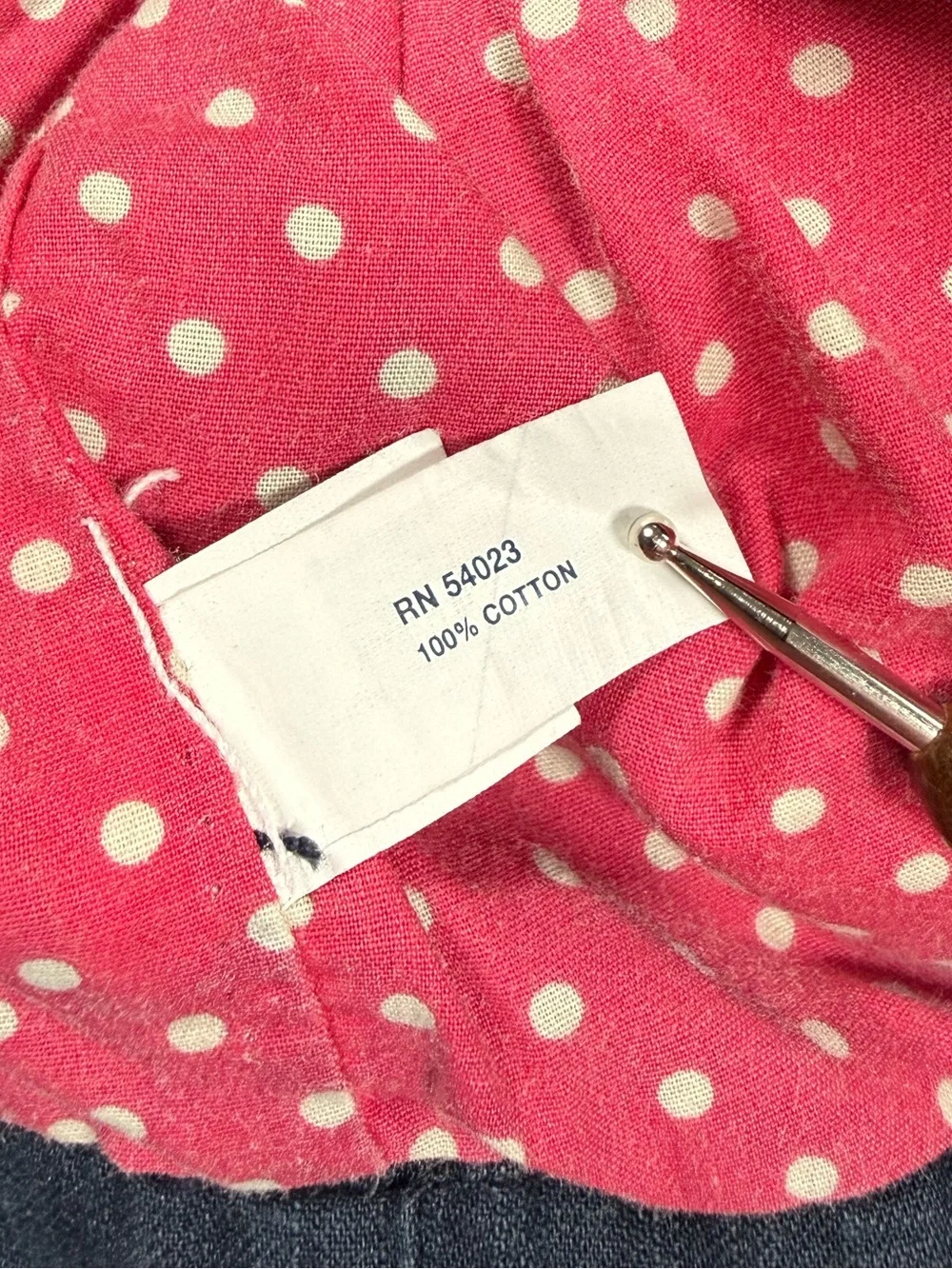 VINTAGE GAP Girls Chambray Peacoat Jacket 18-24m Preppy Cottagecore Fall 2008